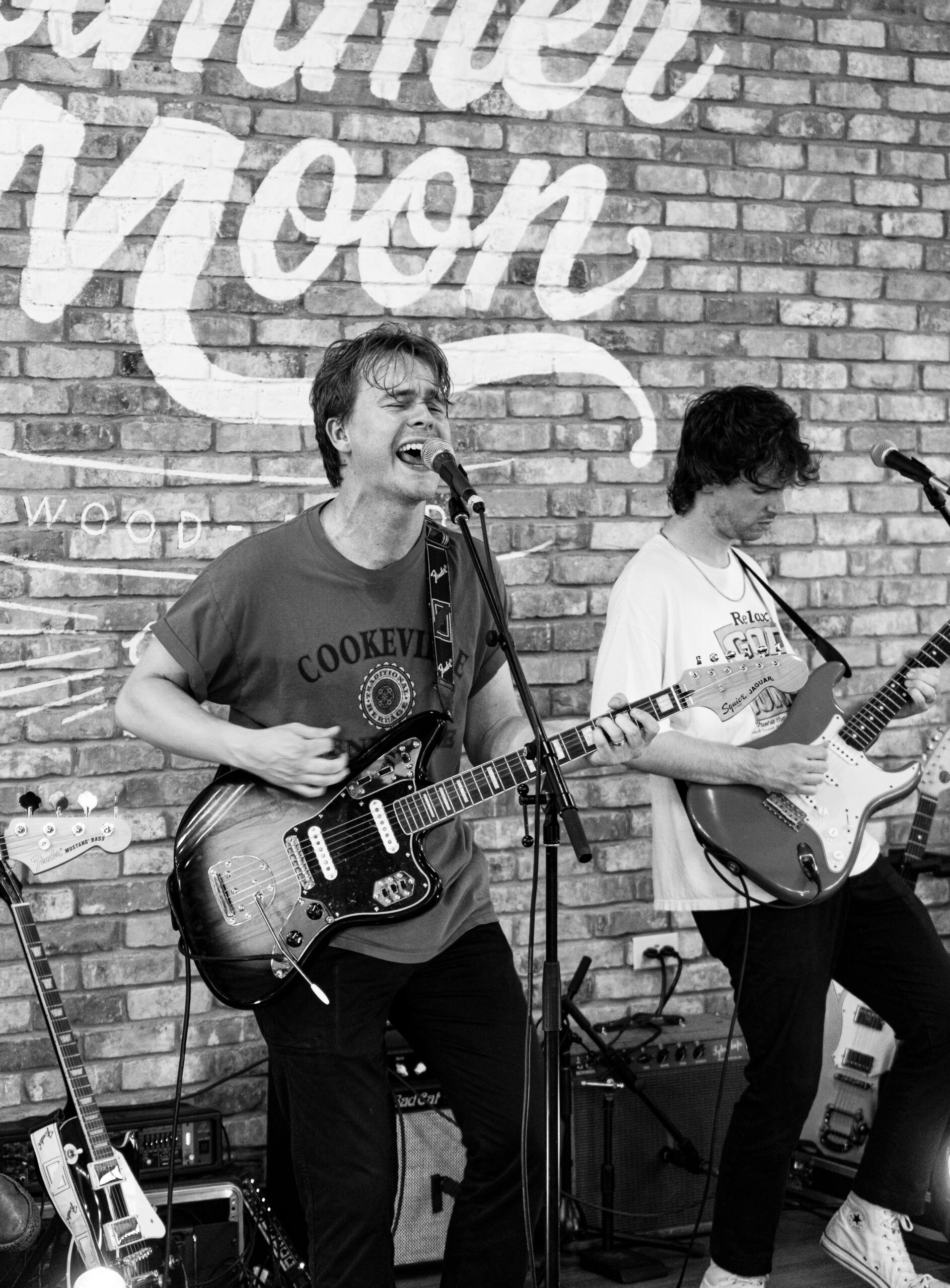 Musicians performing together